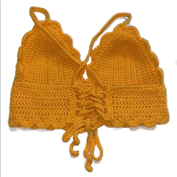 Handmade Crochet Crop Top - Picture 2 of 4